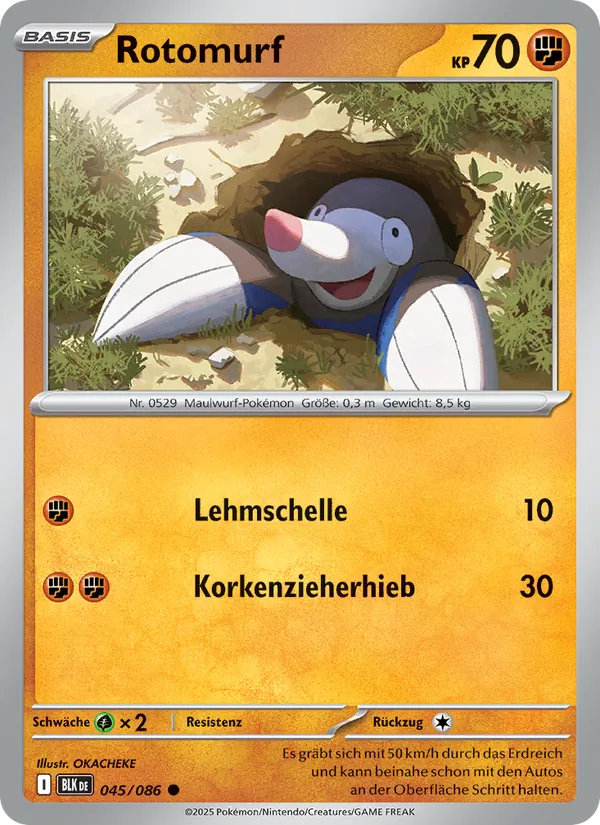 Rotomurf Schwarze Blitze 045/86