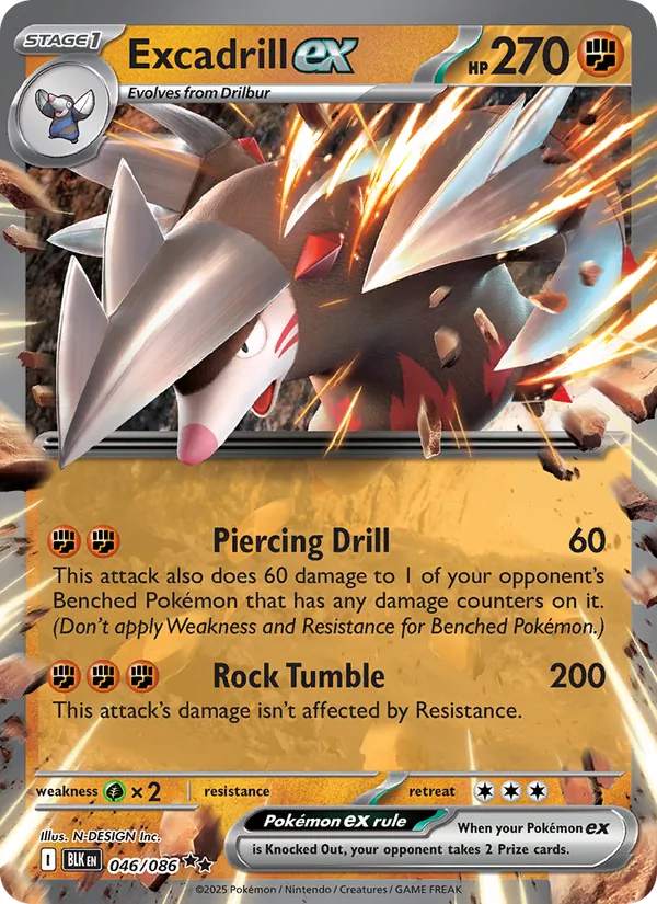 Excadrill ex Black Bolt 046/86