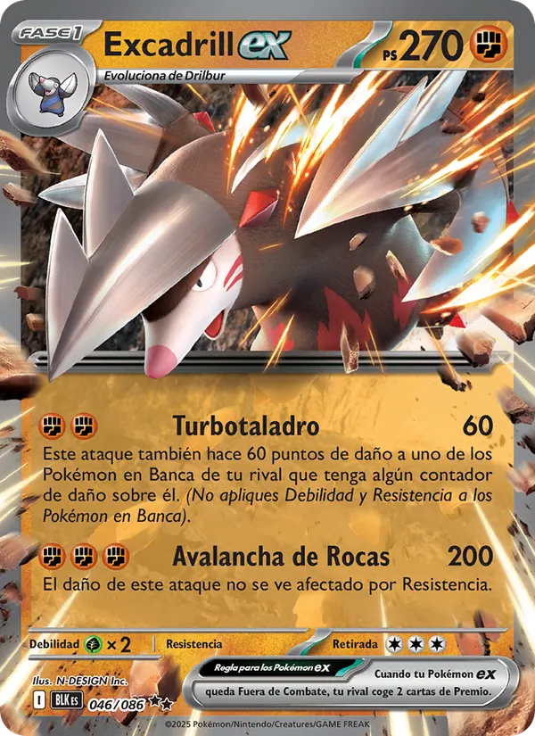Excadrill ex Fulgor Negro 046/86