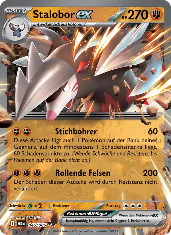 Stalobor-ex Schwarze Blitze 046/86