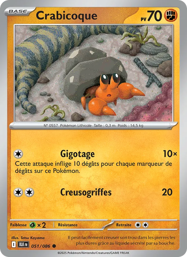 Crabicoque Foudre Noire 051/86