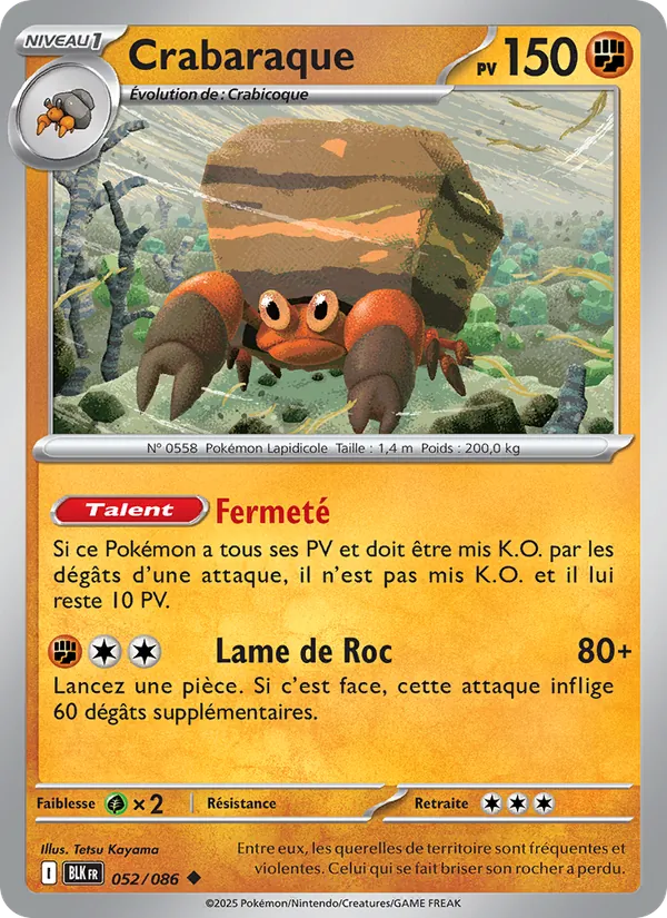 Crabaraque Foudre Noire 052/86