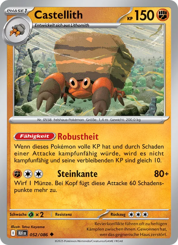 Castellith Schwarze Blitze 052/86