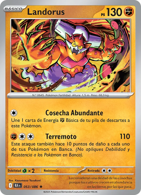 Landorus Fulgor Negro 053/86