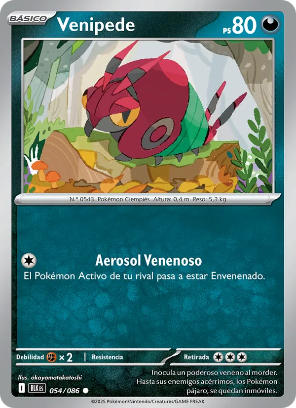 Venipede Fulgor Negro 054/86