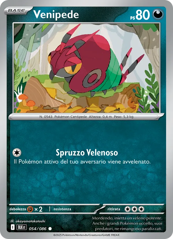 Venipede Luce Nera 054/86