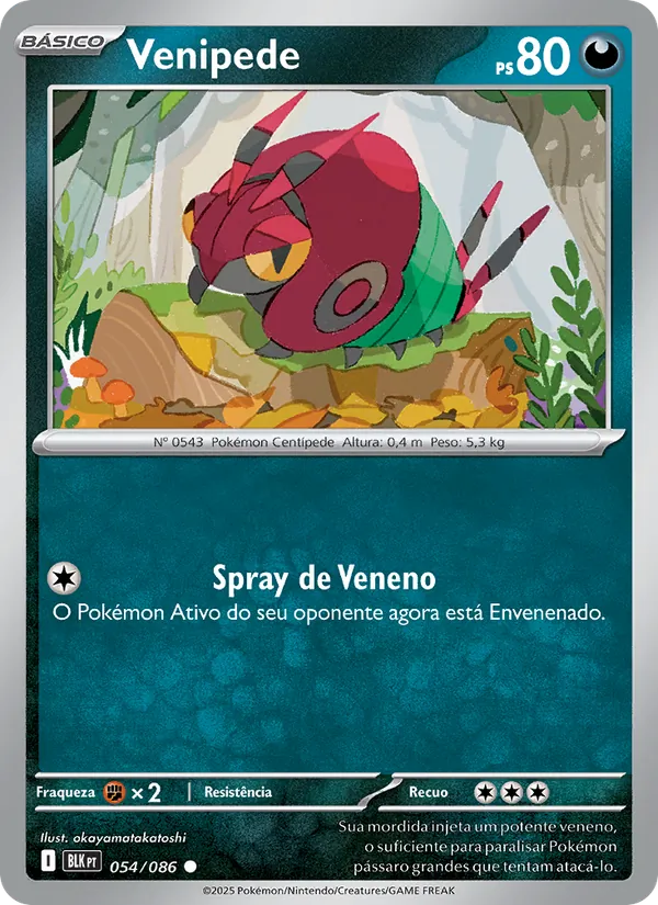 Venipede Raio Preto 054/86