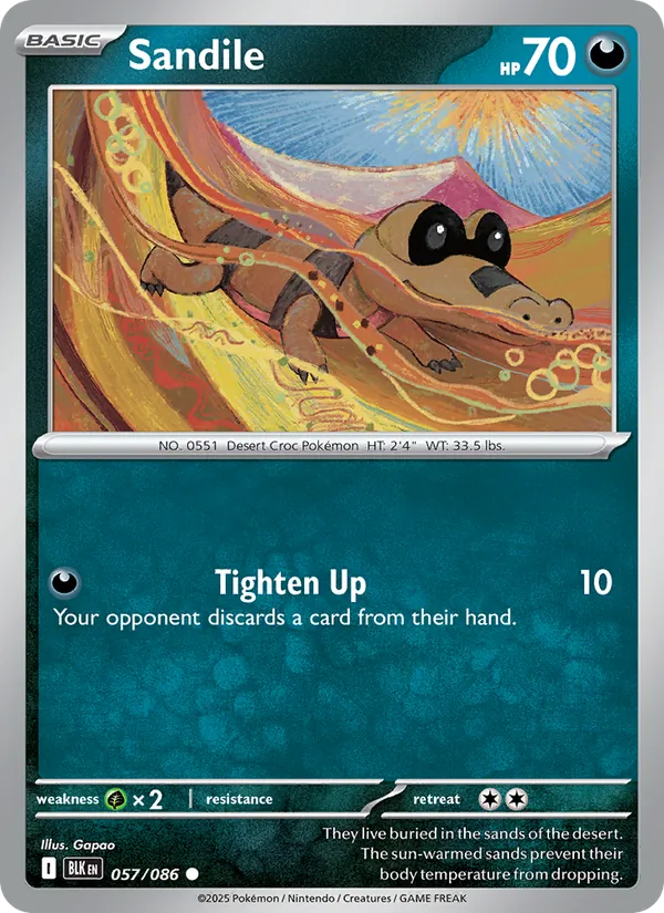 Sandile Black Bolt 057/86