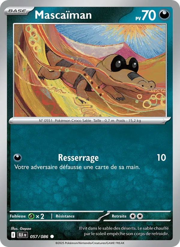Mascaïman Foudre Noire 057/86