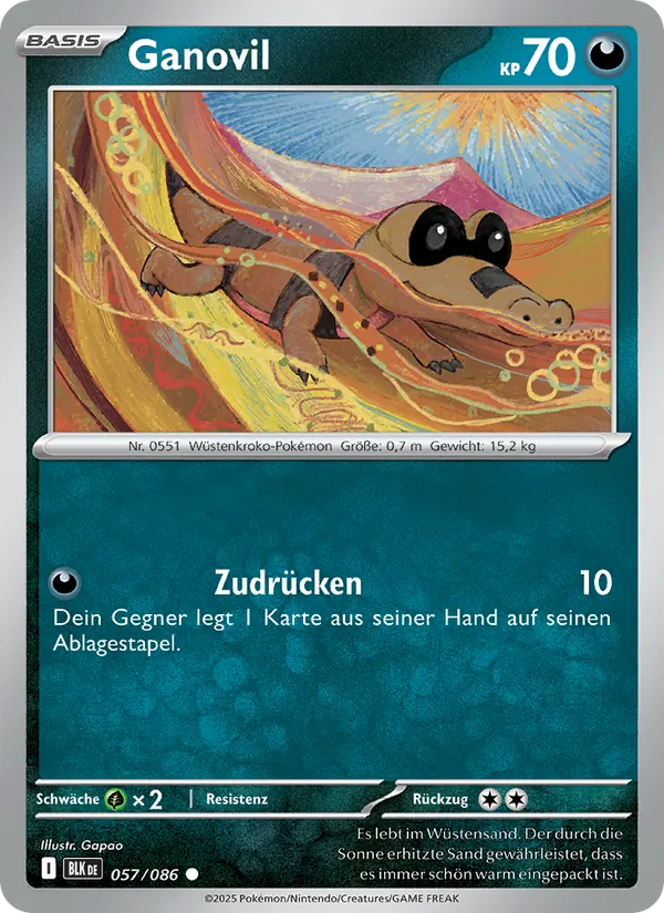 Ganovil Schwarze Blitze 057/86