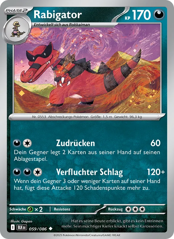 Rabigator Schwarze Blitze 059/86