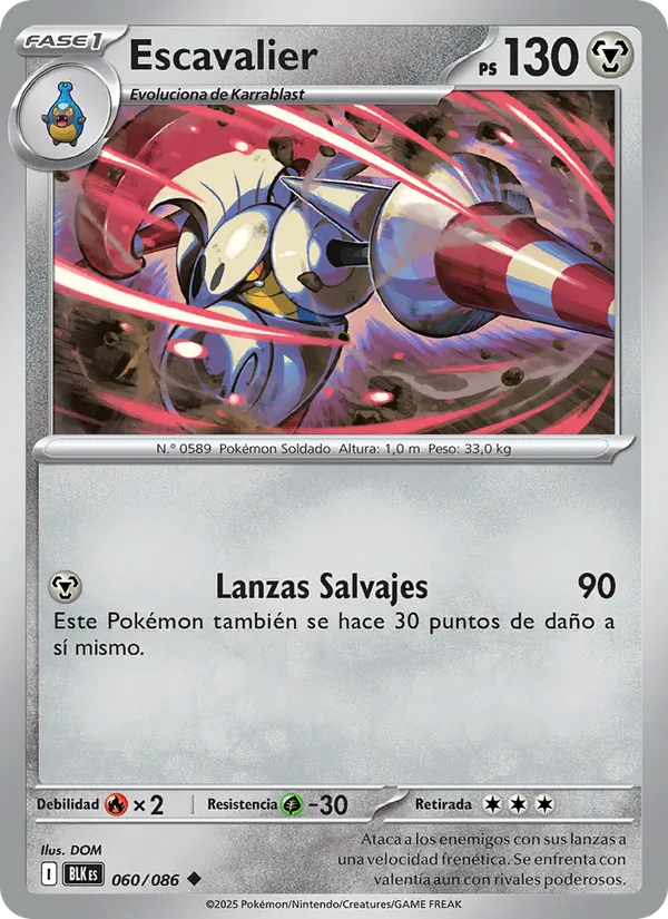 Escavalier Fulgor Negro 060/86