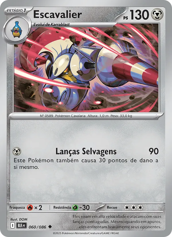 Escavalier Raio Preto 060/86