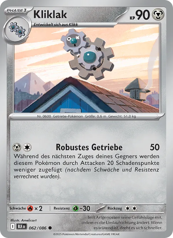 Kliklak Schwarze Blitze 062/86
