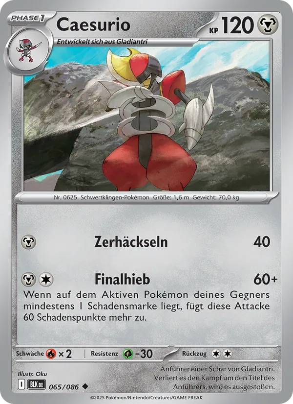 Caesurio Schwarze Blitze 065/86