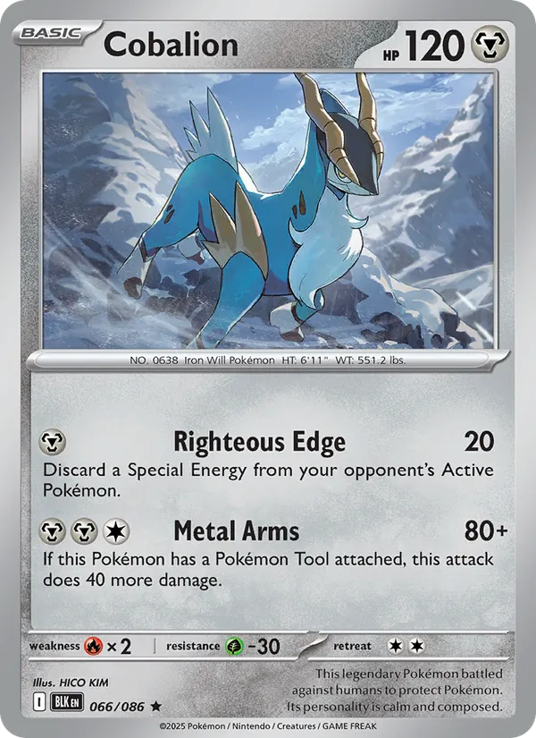 Cobalion Black Bolt 066/86