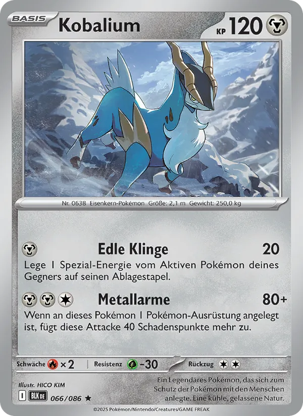 Kobalium Schwarze Blitze 066/86