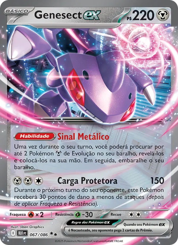 Genesect ex Raio Preto 067/86