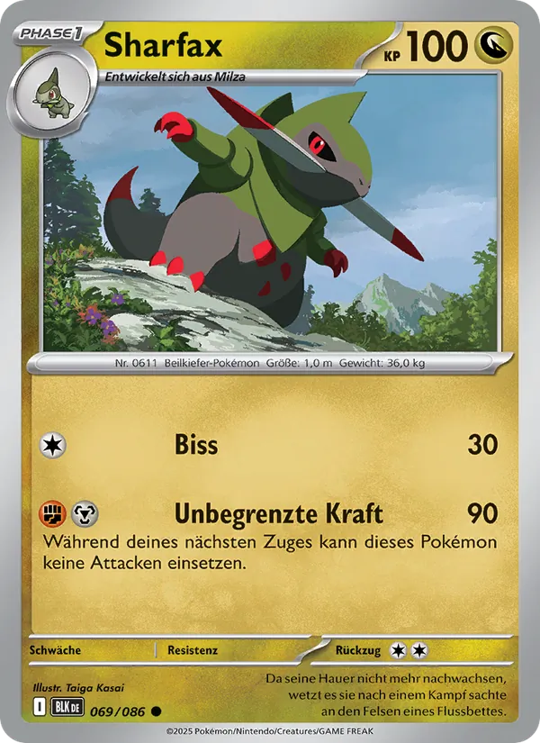 Sharfax Schwarze Blitze 069/86