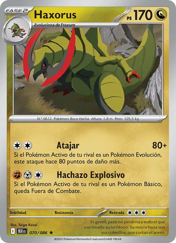 Haxorus Fulgor Negro 070/86