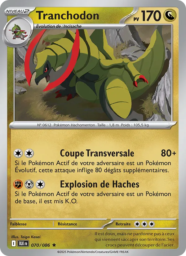 Tranchodon Foudre Noire 070/86