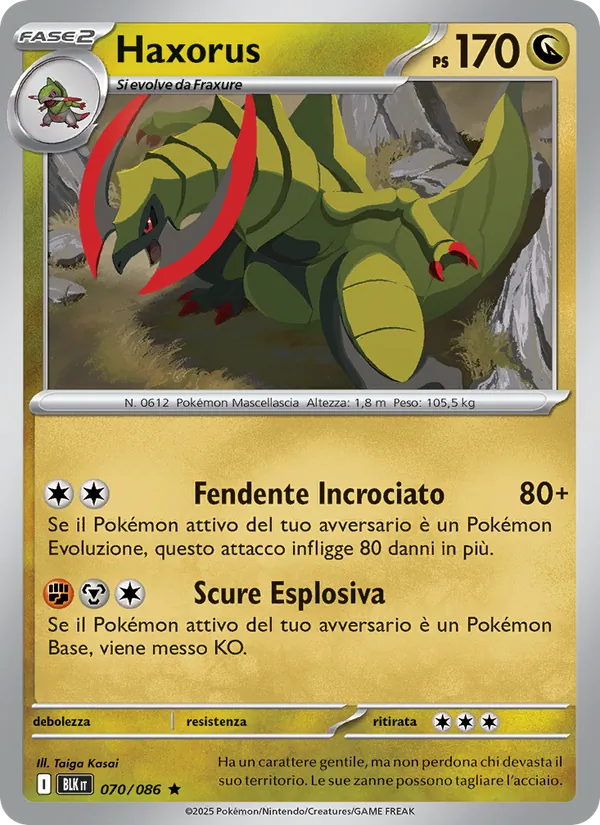 Haxorus Luce Nera 070/86