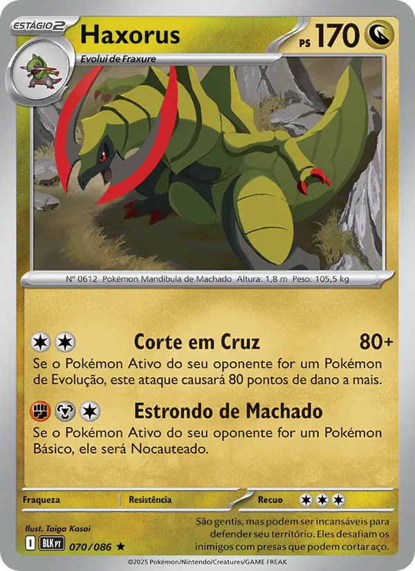 Haxorus Raio Preto 070/86