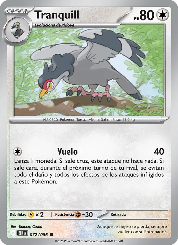 Tranquill Fulgor Negro 072/86