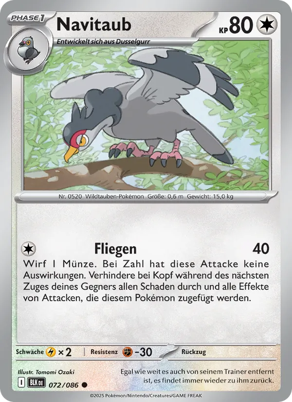 Navitaub Schwarze Blitze 072/86