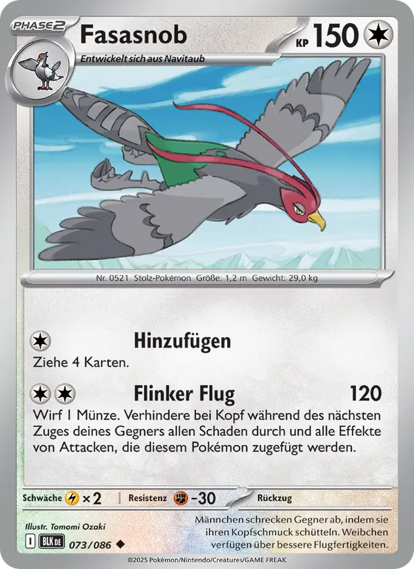 Fasasnob Schwarze Blitze 073/86