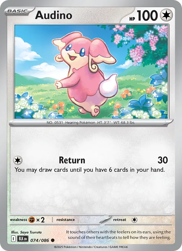 Audino Black Bolt 074/86