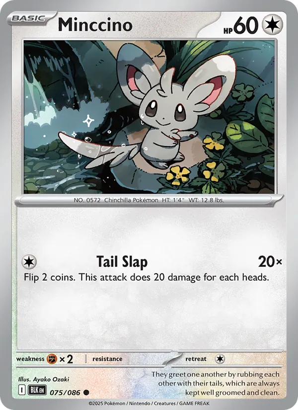 Minccino Black Bolt 075/86