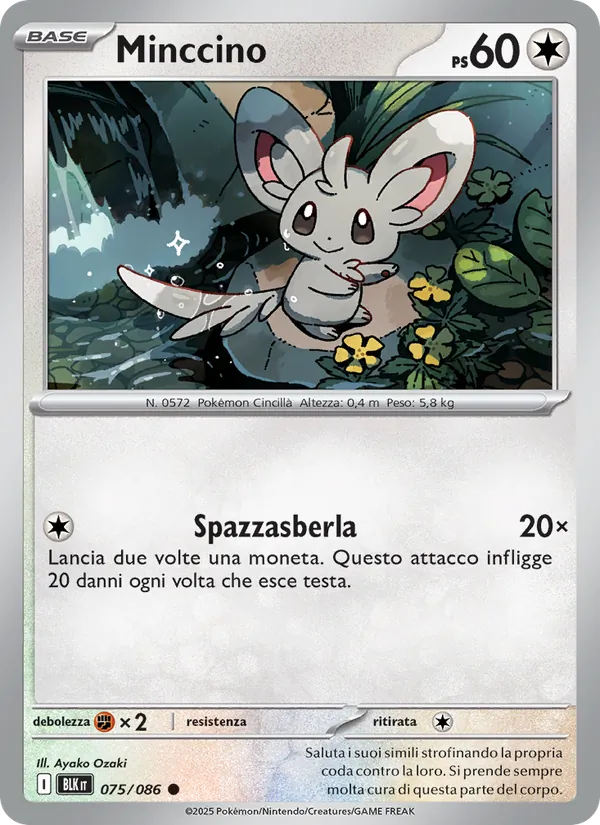 Minccino Luce Nera 075/86