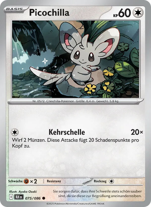 Picochilla Schwarze Blitze 075/86