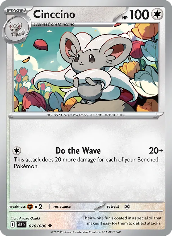 Cinccino Black Bolt 076/86