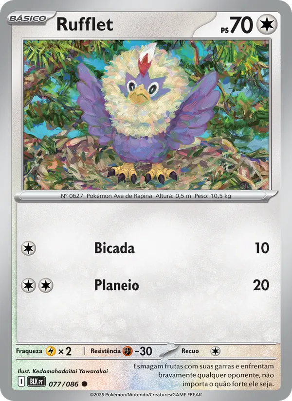 Rufflet Raio Preto 077/86