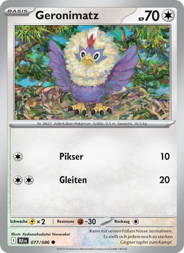 Geronimatz Schwarze Blitze 077/86