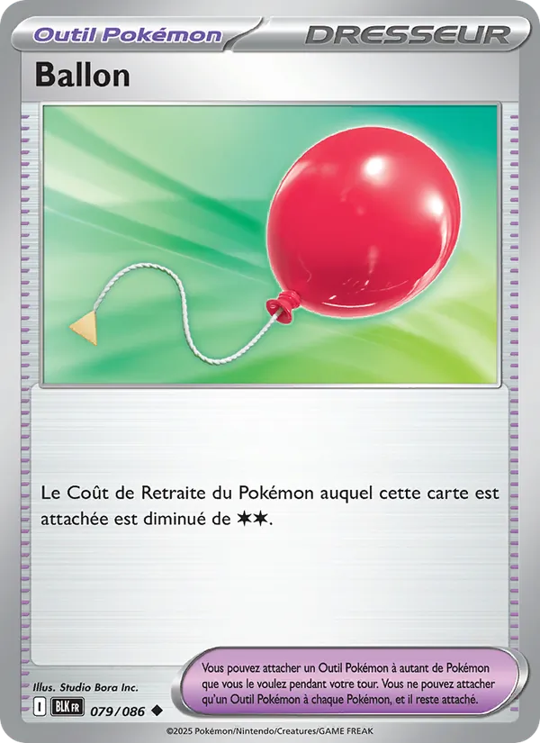 Ballon Foudre Noire 079/86