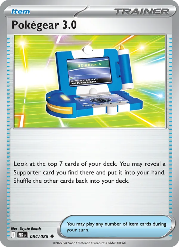 Pokégear 3.0 Black Bolt 084/86
