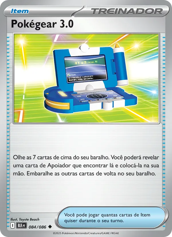 Pokégear 3.0 Raio Preto 084/86