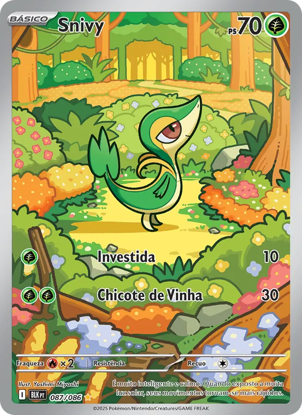Snivy Raio Preto 087/86