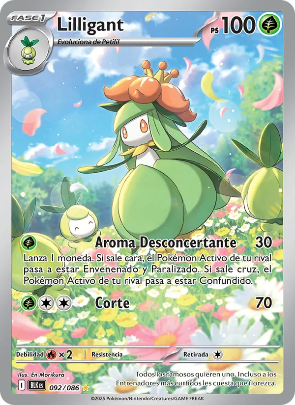 Lilligant Fulgor Negro 092/86