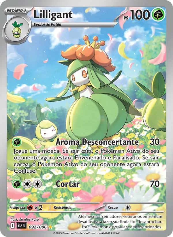 Lilligant Raio Preto 092/86