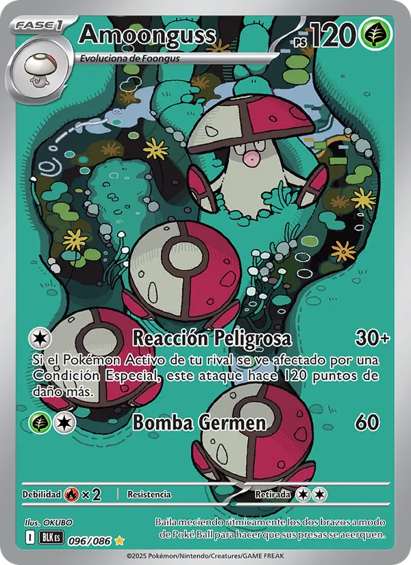 Amoonguss Fulgor Negro 096/86