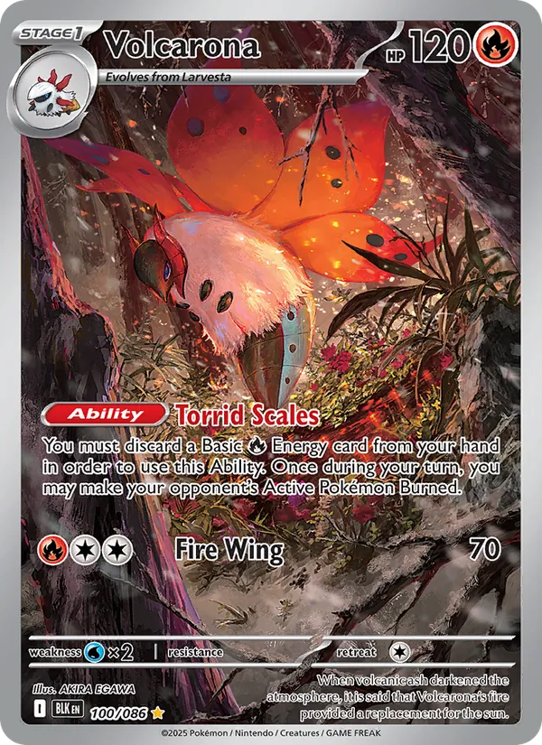 Volcarona Black Bolt 100/86
