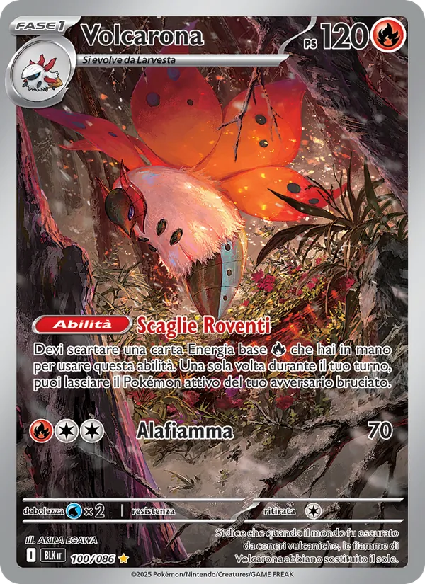 Volcarona Luce Nera 100/86
