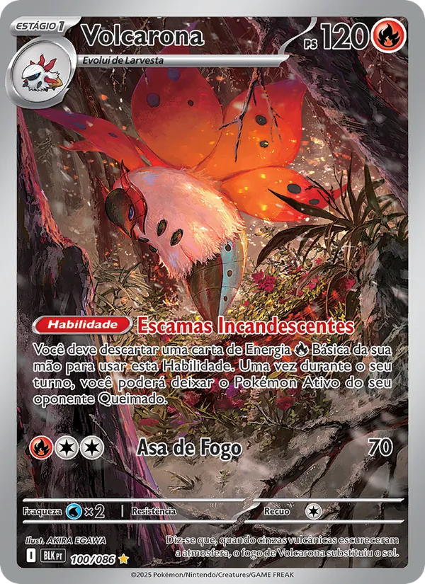 Volcarona Raio Preto 100/86