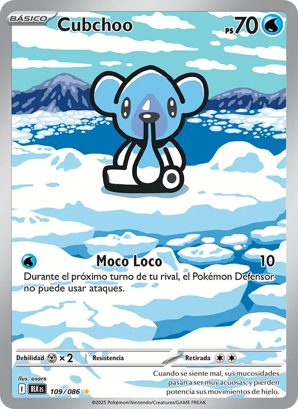 Cubchoo Fulgor Negro 109/86