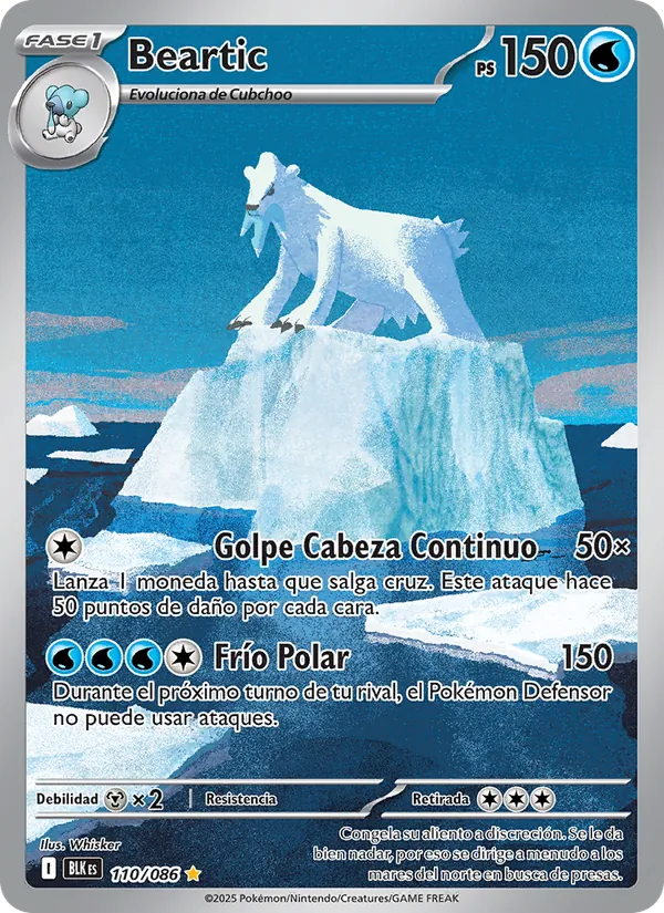 Beartic Fulgor Negro 110/86