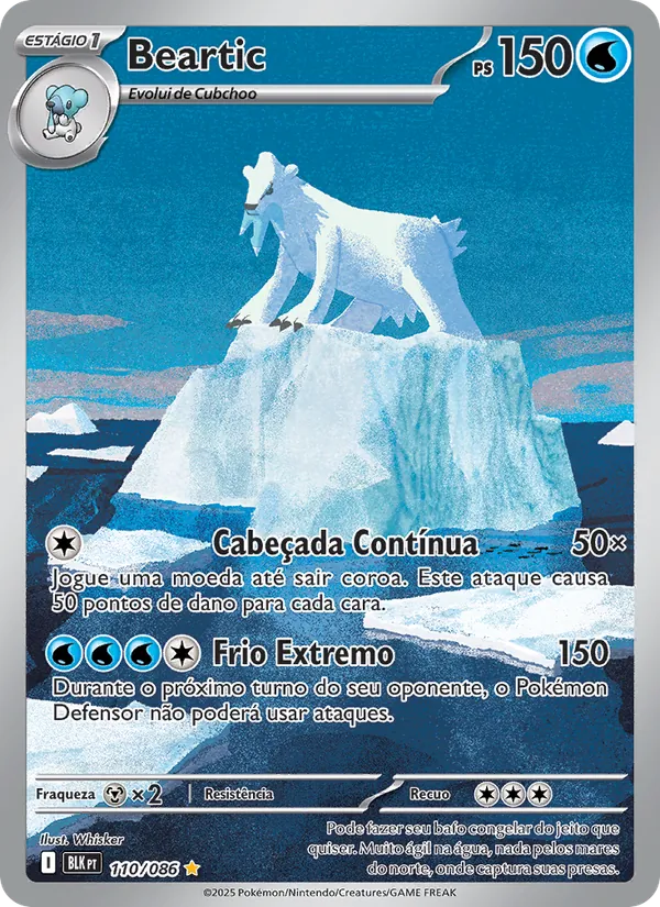 Beartic Raio Preto 110/86